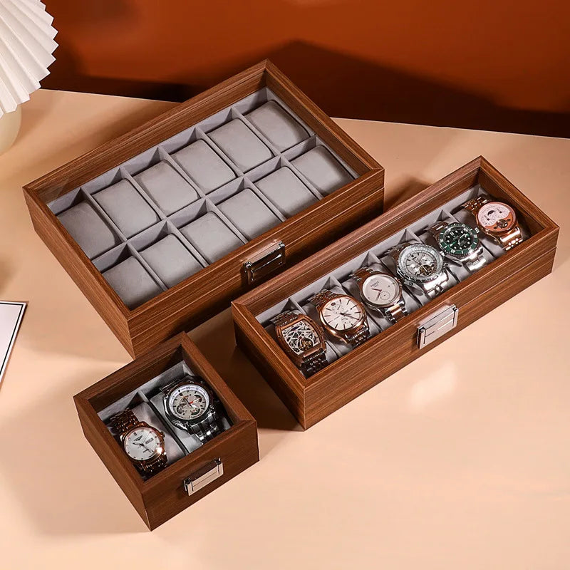 Vitesse Walnut Vault – Caja de Relojes Artesanal en Nogal