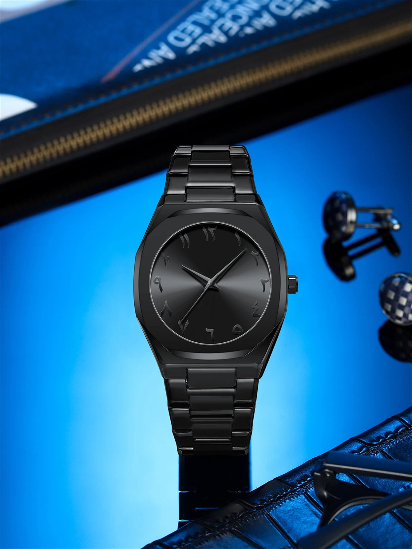 Reloj Minimalista Masculino All Black – Diseño Único y Moderno
